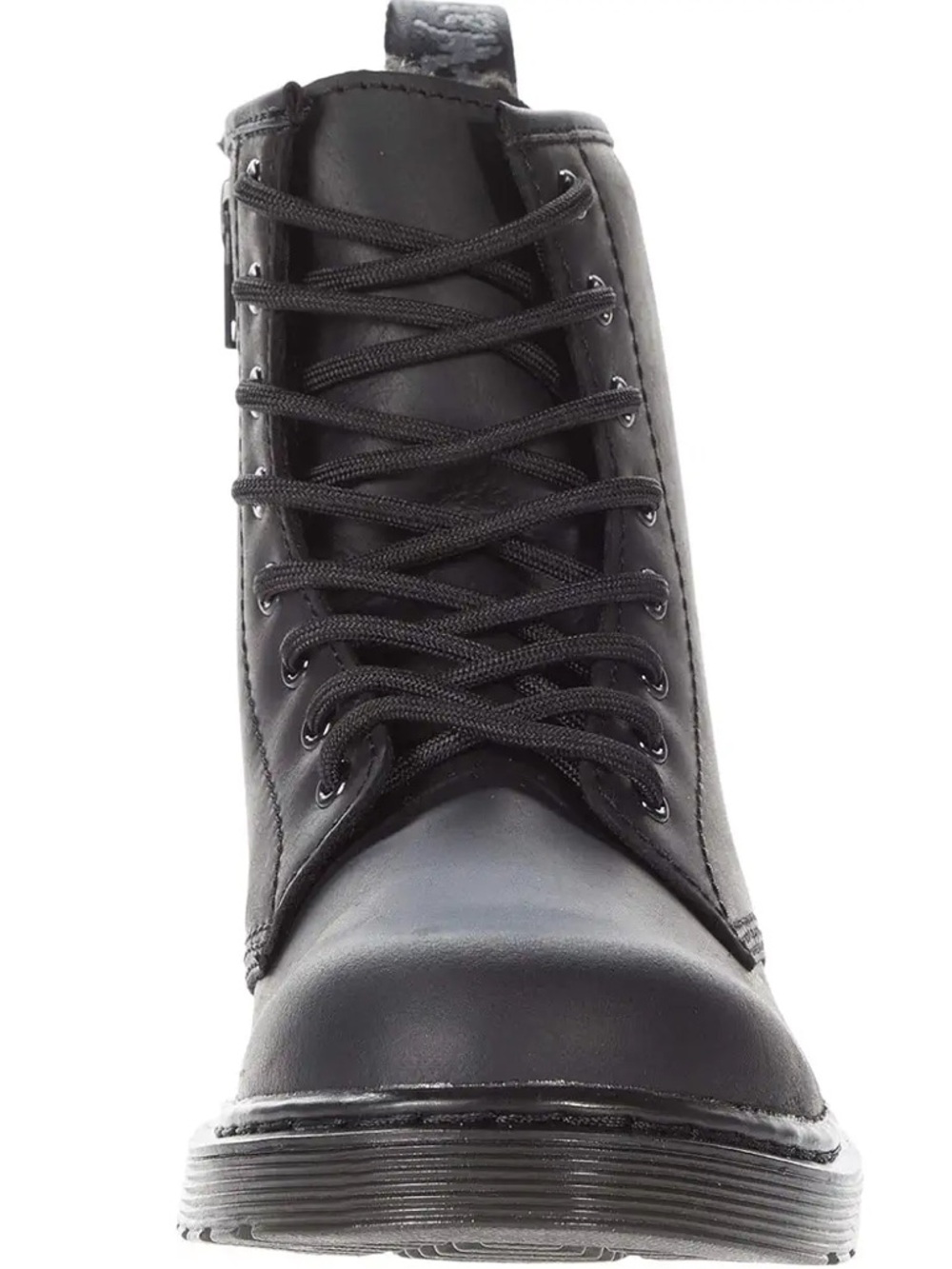 Dr. Martens Kids 1460 Pascal Mono Black Lace-Up Ankle Boots - Picture 3 of 6